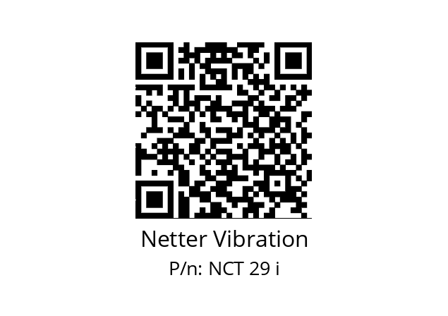   Netter Vibration NCT 29 i