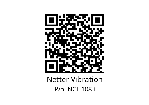   Netter Vibration NCT 108 i