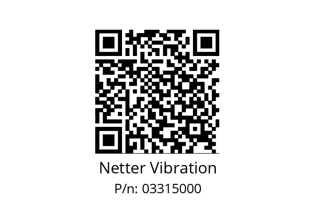   Netter Vibration 03315000