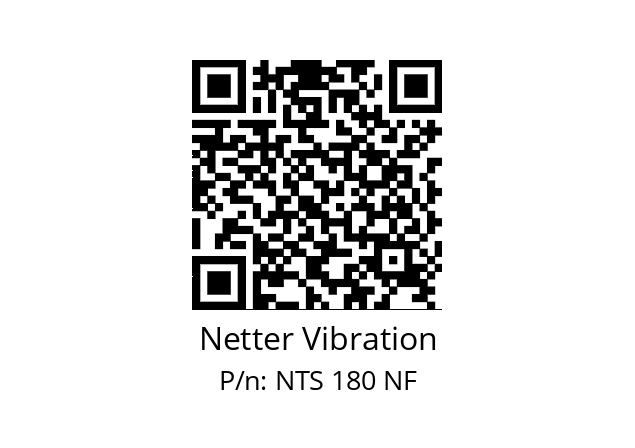   Netter Vibration NTS 180 NF