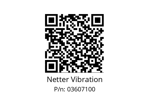   Netter Vibration 03607100