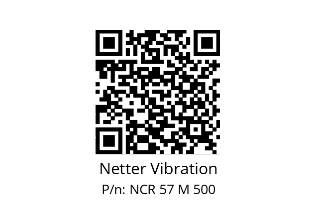   Netter Vibration NCR 57 M 500