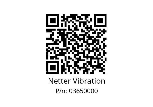   Netter Vibration 03650000