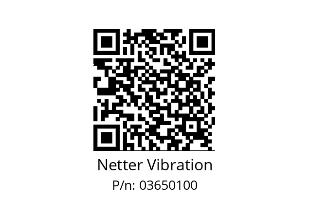   Netter Vibration 03650100