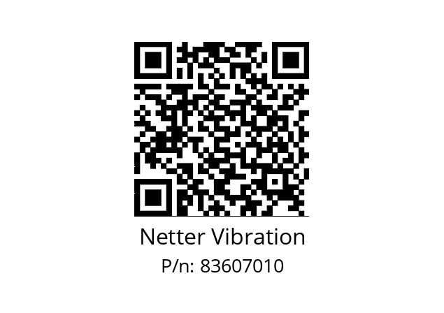   Netter Vibration 83607010