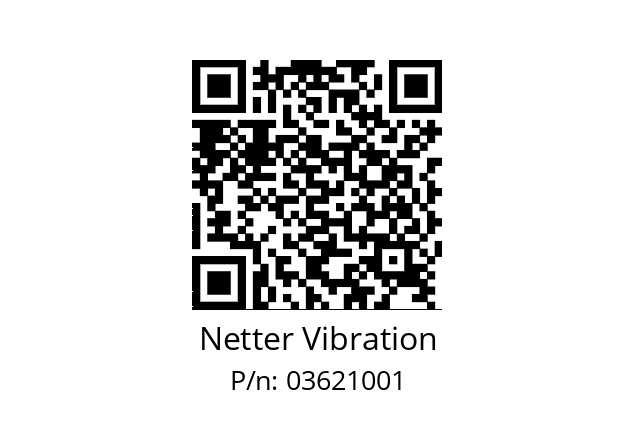   Netter Vibration 03621001