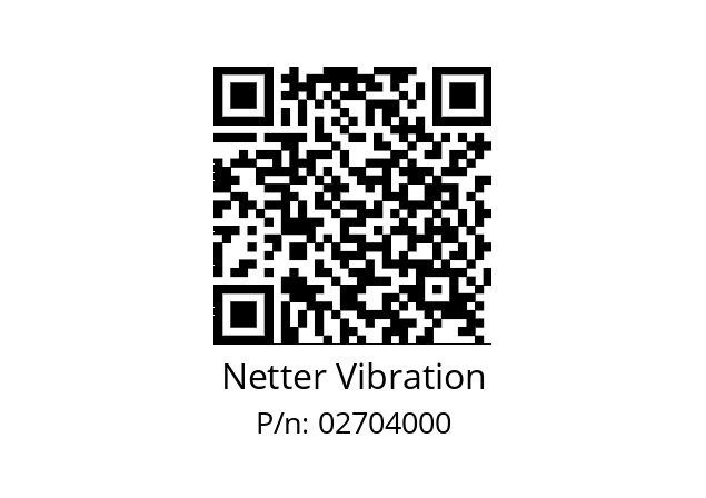   Netter Vibration 02704000