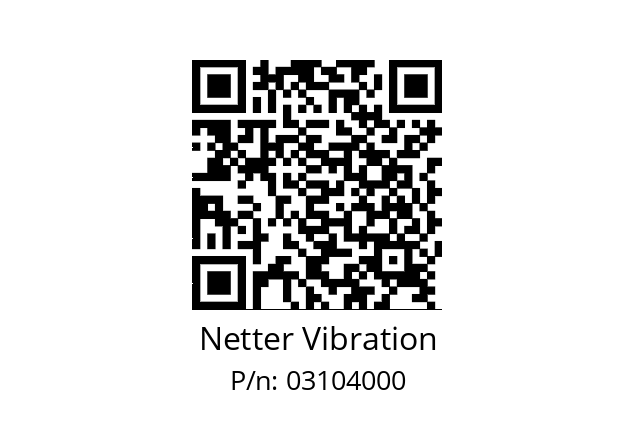   Netter Vibration 03104000