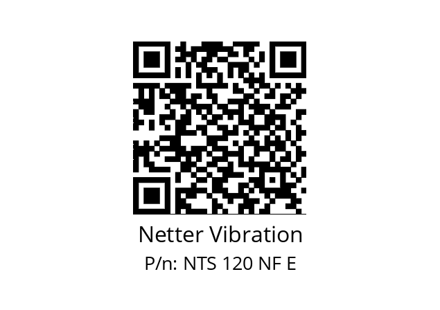   Netter Vibration NTS 120 NF E