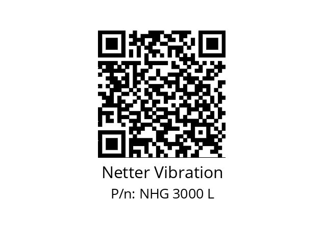   Netter Vibration NHG 3000 L