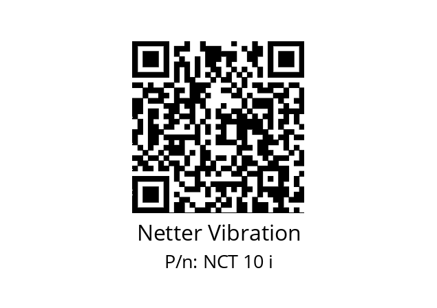   Netter Vibration NCT 10 i