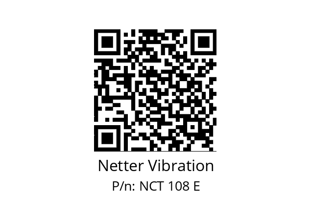   Netter Vibration NCT 108 E