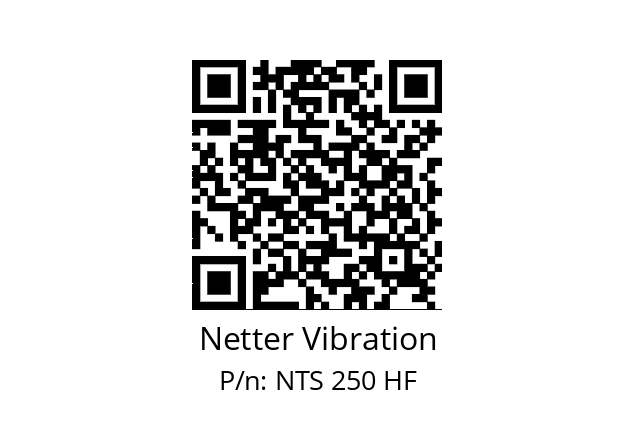   Netter Vibration NTS 250 HF