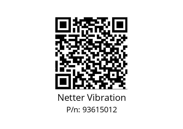   Netter Vibration 93615012