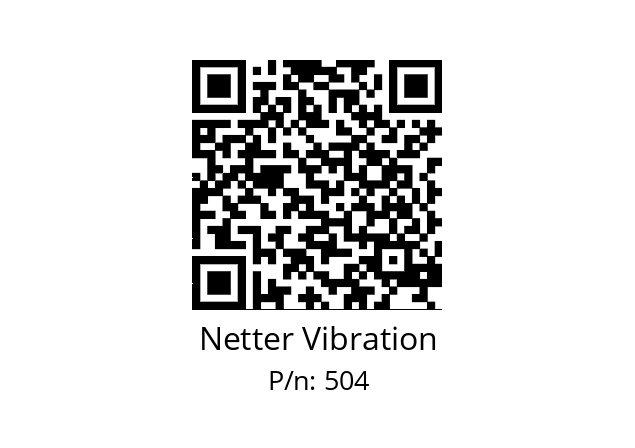   Netter Vibration 504