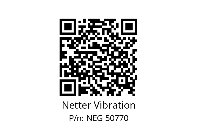   Netter Vibration NEG 50770