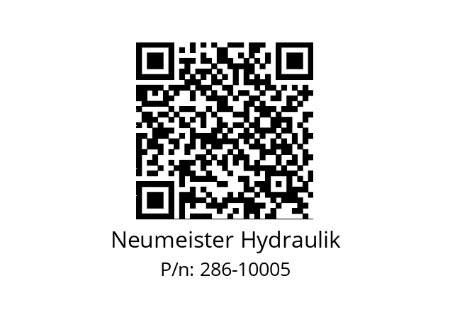   Neumeister Hydraulik 286-10005