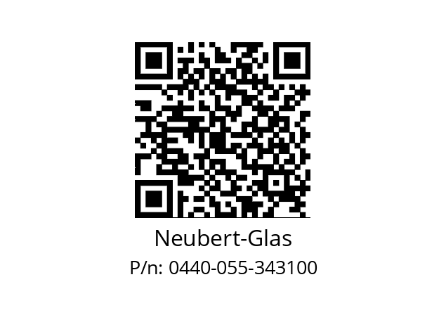   Neubert-Glas 0440-055-343100