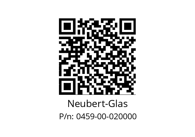   Neubert-Glas 0459-00-020000