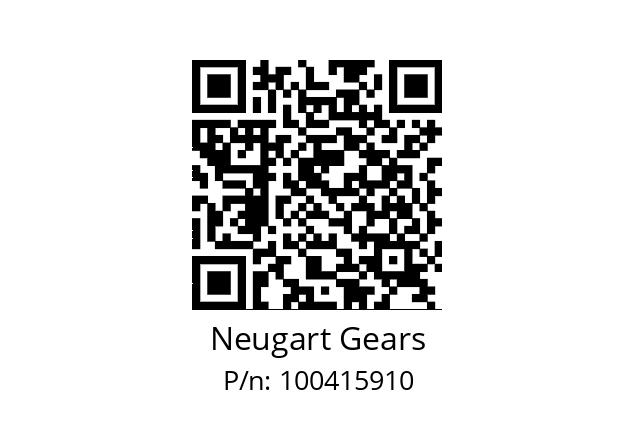   Neugart Gears 100415910