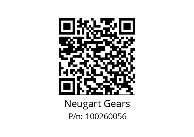   Neugart Gears 100260056