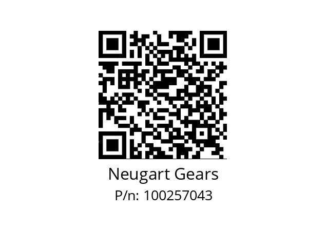   Neugart Gears 100257043