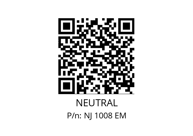   NEUTRAL NJ 1008 EM