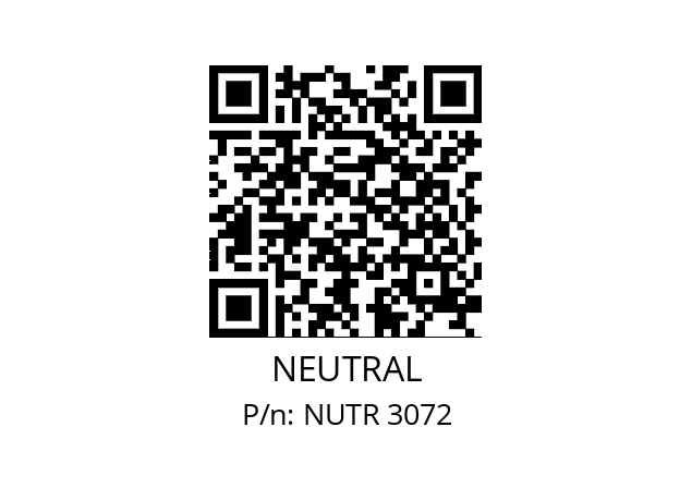   NEUTRAL NUTR 3072