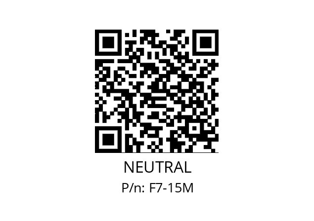   NEUTRAL F7-15M