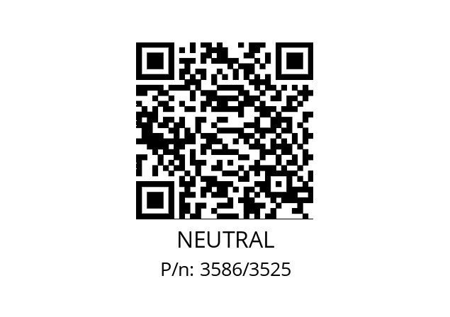   NEUTRAL 3586/3525