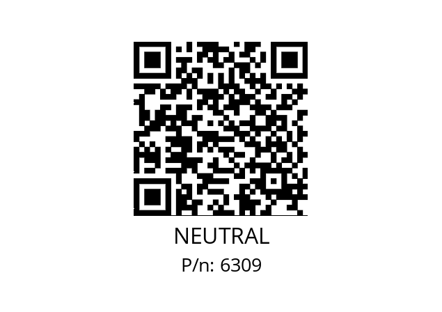   NEUTRAL 6309