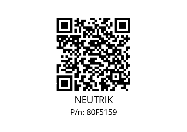   NEUTRIK 80F5159