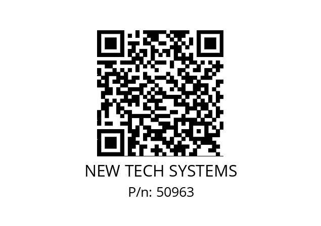   NEW TECH SYSTEMS 50963