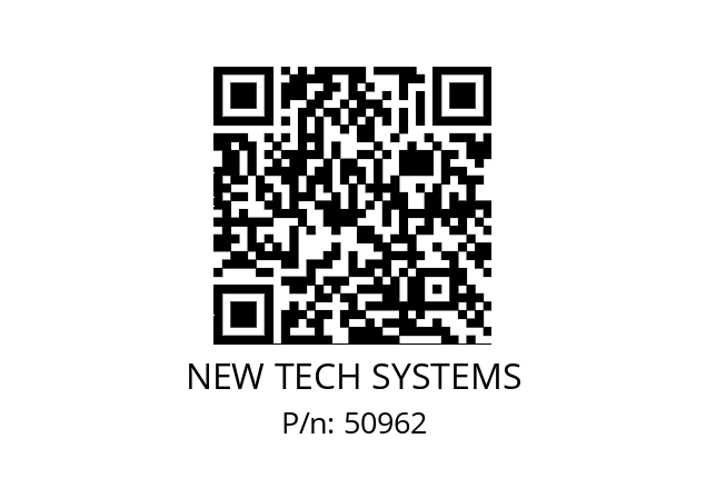   NEW TECH SYSTEMS 50962