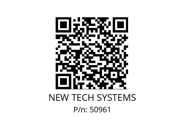   NEW TECH SYSTEMS 50961