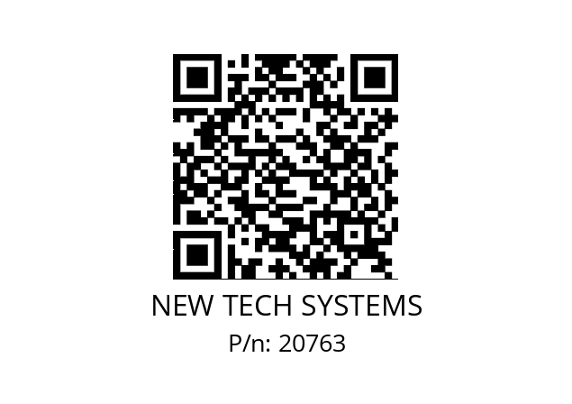   NEW TECH SYSTEMS 20763