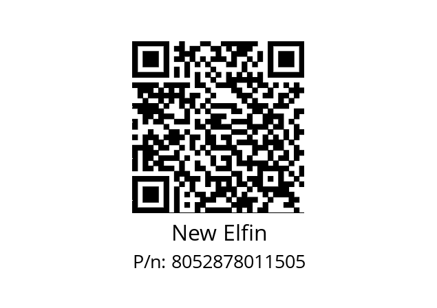   New Elfin 8052878011505