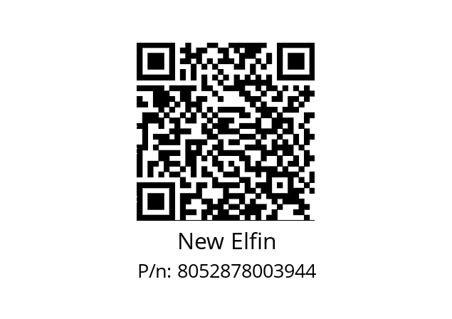   New Elfin 8052878003944