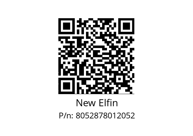   New Elfin 8052878012052