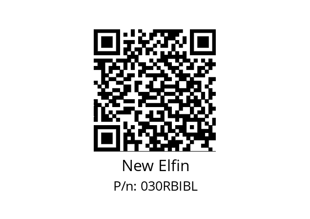   New Elfin 030RBIBL