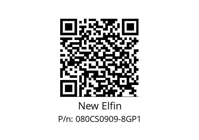   New Elfin 080CS0909-8GP1