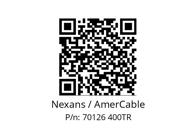   Nexans / AmerCable 70126 400TR