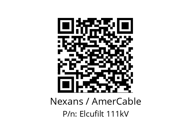   Nexans / AmerCable Elcufilt 111kV