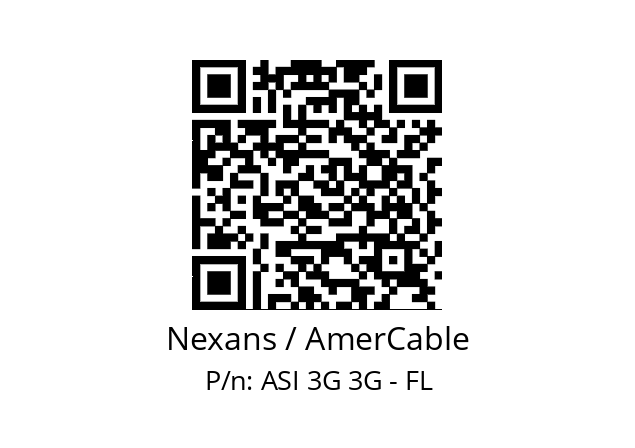   Nexans / AmerCable ASI 3G 3G - FL