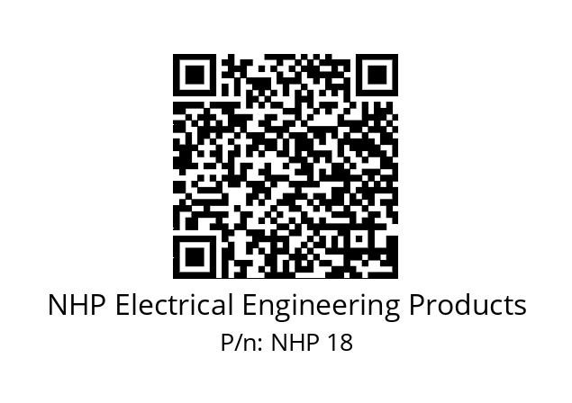   NHP Electrical Engineering Products NHP 18