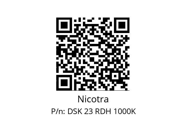   Nicotra DSK 23 RDH 1000K