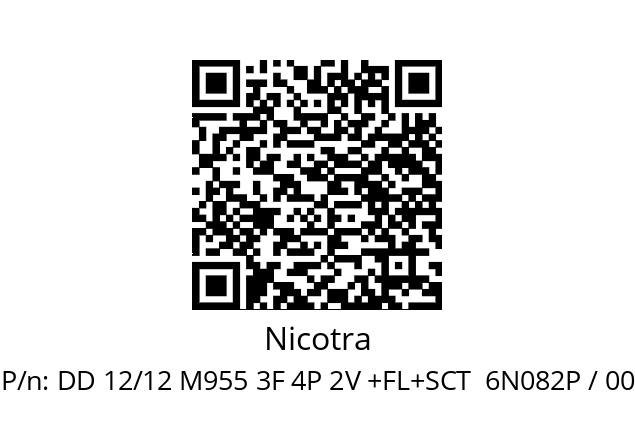   Nicotra DD 12/12 M955 3F 4P 2V +FL+SCT  6N082P / 00