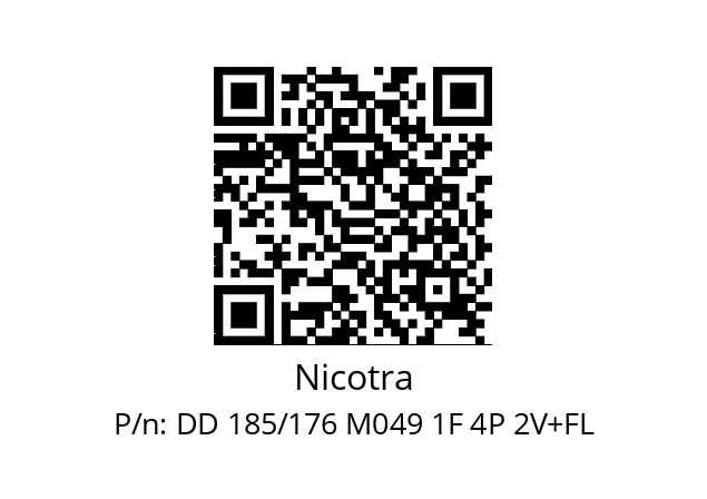   Nicotra DD 185/176 M049 1F 4P 2V+FL