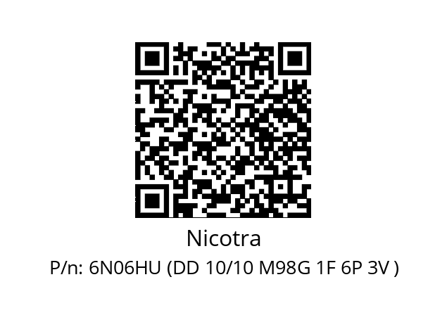   Nicotra 6N06HU (DD 10/10 M98G 1F 6P 3V )