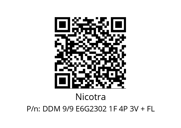   Nicotra DDM 9/9 E6G2302 1F 4P 3V + FL